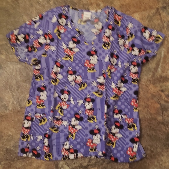 Disney Tops - Med disney minnie mouse scrub top Disney Tops - Med disney minnie mouse scrub top